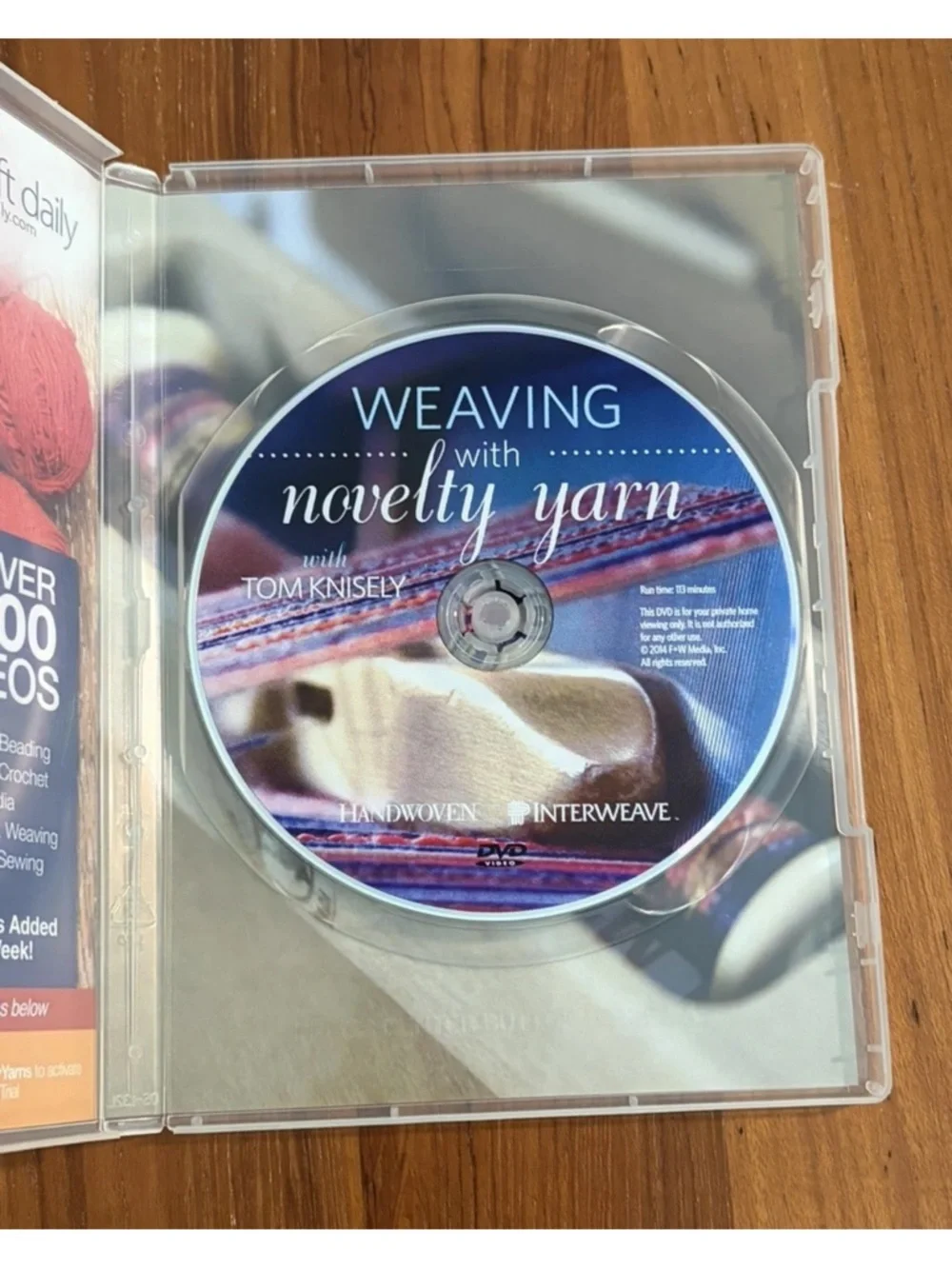 Weaving With Novelty Yarn (DVD) With Tom Knisely Handwoven